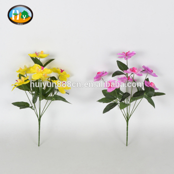 Colorful silk flower orchid flower for flower arrangements