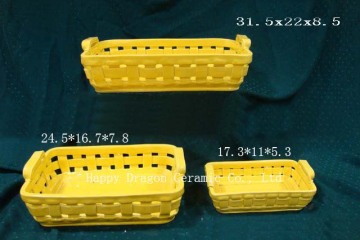 Porcelain Basket,fruit basket,Bead basket,plate,tableware,oven tableware,kitchenware