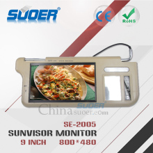 Suoer 9 Inch Sun Visor TFT LCD Monitor 12V 9 Sunvisor Car LCD Monitor TV