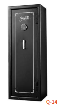 Fireproof Gun Safe with Reconfigurable Electronic and Mechanical Locks 2