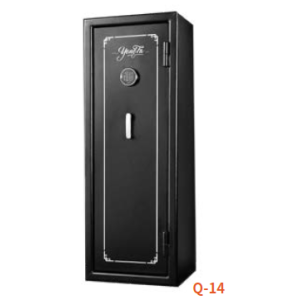 Fireproof gun safe reconfigurable electronic mechanical locks