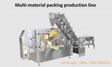 Automatic animal feed powder premade pouch filling machine