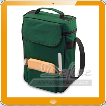 Polyester Insulated Wine and Cheese bag