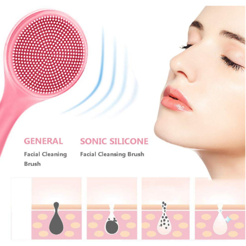 BPA Free Manual Facial Cleansing Silicone Brushes