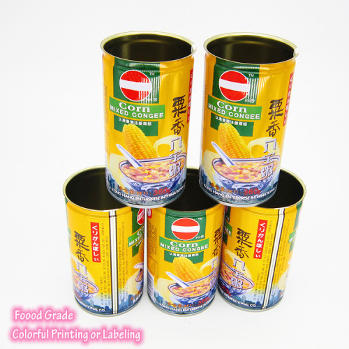 Factory direct sale easy open tin food Porridge