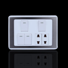 4 gang rocker switch + 2 socket