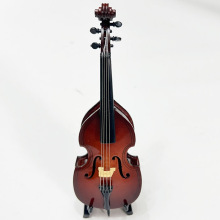 Miniature Double Bass Ornaments: Aesthetic Musical Instrument Decorations