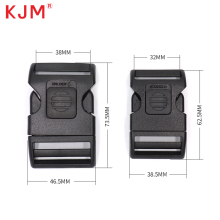 China Factory Dog Collar Clasp Snap Buckle Curved Plastic Quick Release Buckle