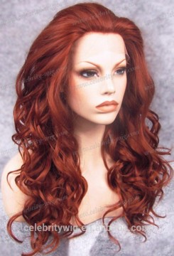 Beauty wave Auburn Synthetic beyonce princess style synthetics lace front wigs
