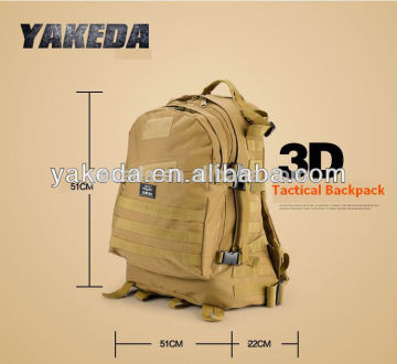 Professional 3D Military Tactical Backpack , Hiking backpack