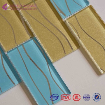 glass mosaic candle holder tile for decoration