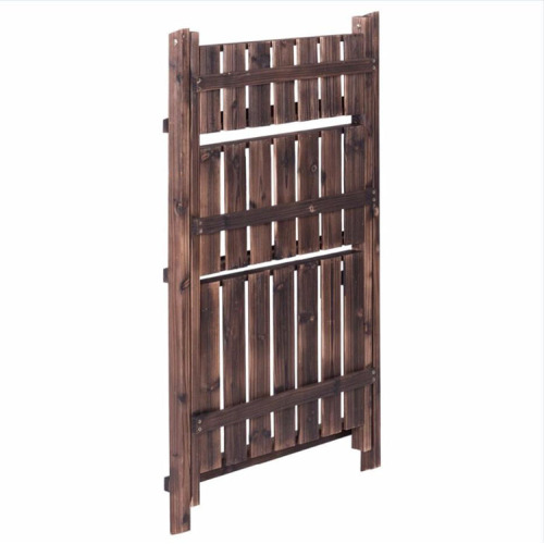 3 Tiers Wood Plant Stand Shelf Vertical Rack