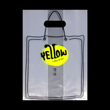 Clear Personalized Die Cut Plastic Handbag