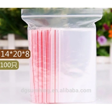 Ziplock ถุงพลาสติกสำหรับบัตรของขวัญบัตร Candy