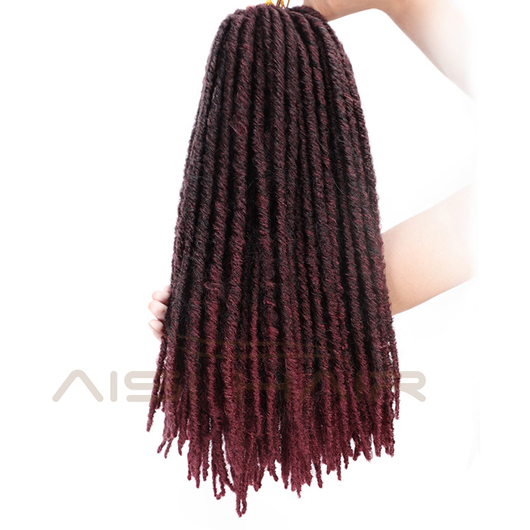 Aisi Hair 20Inch Goddess Crochet Braids Hair Extensions 16Inch Faux Locs 20 Strands Afro Braiding Hairpieces for Black Women