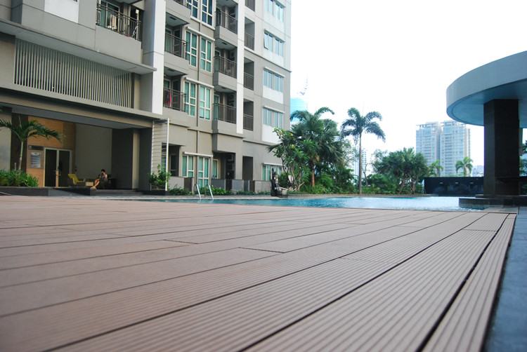 outdoor WPC deck composite decking WPC deck floor