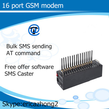 Big prompting 16 port sms modem pool bulk sms device for sms software