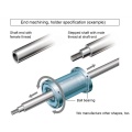 Spline bola paduan stainless steel khusus