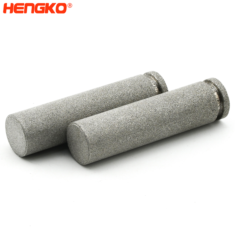 HENGKO customed 30 Mesh micron sintered stainless steel porous metal pipe filter for pharmaceutical industry