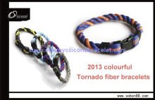 Destroy Viruses And Bacteria Pure Titanium And Ceramic Braided Rope Bracelet