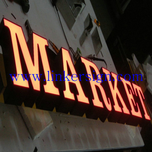 acrylic store signs,led store front signs, letter led signs