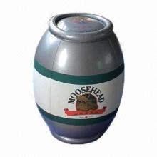 Inflatable beer can for adverting