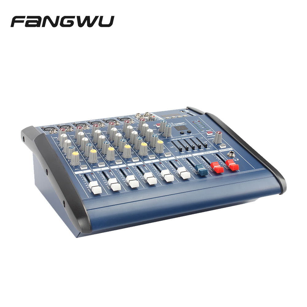 China Wholesale 6 CH Harga Power Mixer Amplifier