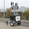 portable led lighting tower trailer mobile