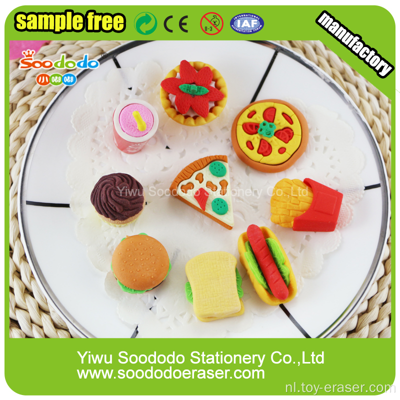 Toy Eraser Fancy Voedsel Gommen voor Kid Toy