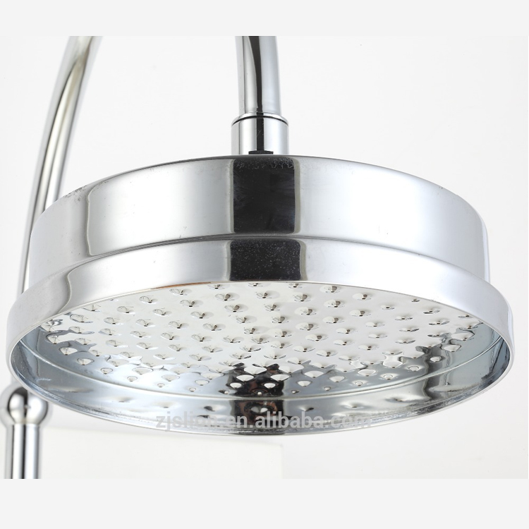 WRAS TMV2 Brass Hpb59-1SL0007(05) Thermostatic traditional shower with rain shower stylish bend pipe shower