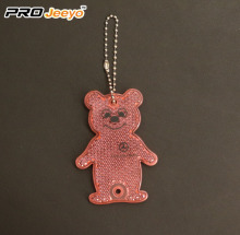 Acrylic colourful Bear Honey Key Chain