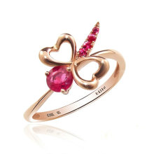 Dragonfly new design gold finger ring with diamond