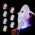 7 Topeng wajah dan leher LED panjang gelombang