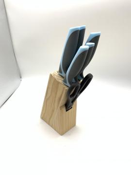 7pcs TRP handle knife block set