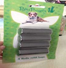 Cat litter t-shirt bags on roll, Cat Litter Package Bag, eco-friendly biodegradable cat litter bag poop bag