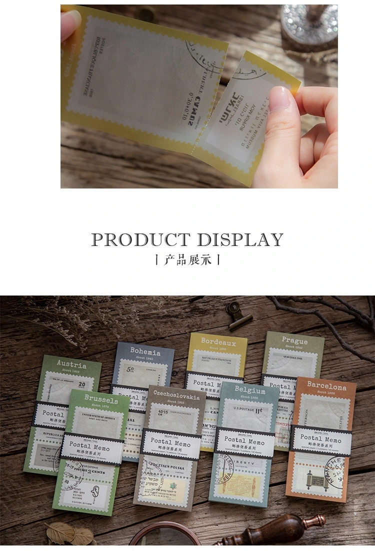 Postal Memo Paper Pads of Special Paper Material