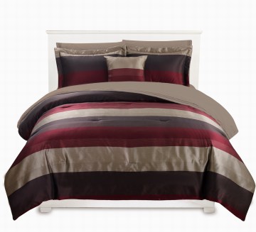 6 Pcs Jacquard King Size Bed Luxury Comforter Sets