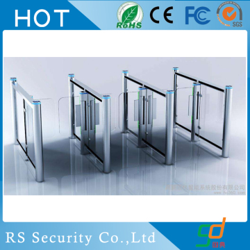 Gym Semi-Automatic Glass Turnstile Card Collector