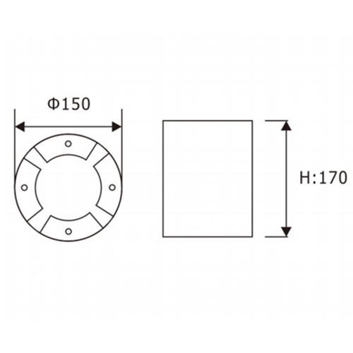 LEDER RGB Diâmetro Redondo 9W LED Inground Light