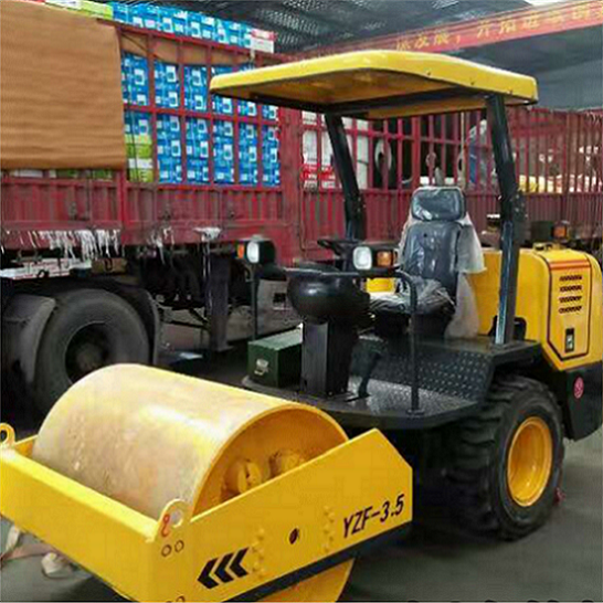 3.5 ton vibratory road roller compactor machine