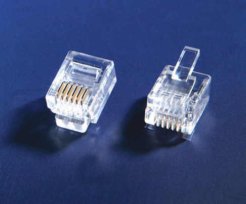 RJ12 P66 Flat Connector