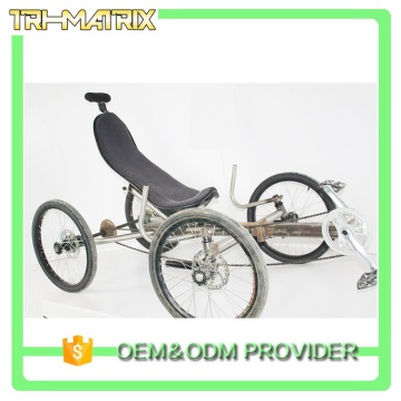 Durable service crazy selling recumbent pedal tricycle