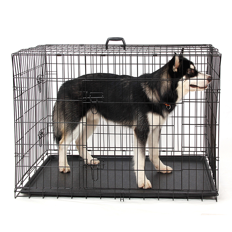 Domestic-Delivery-Wire-Foldable-Pet-Crate-font-b-Dog-b-font-Cat-Iron-font-b-Cage