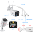 Cameră CCTV wireless 4G de 2MP