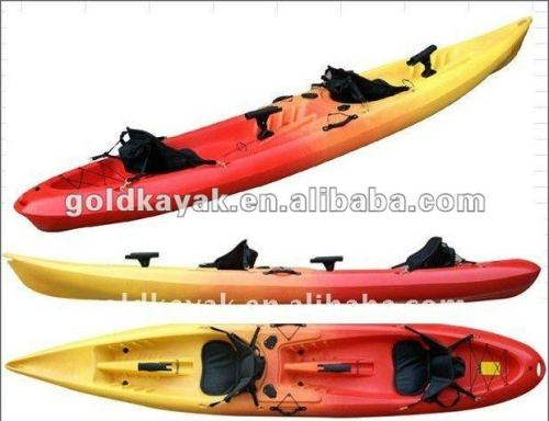 double plastic fishing kayak kajak