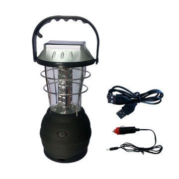 Dynamo rechargeable camping lantern