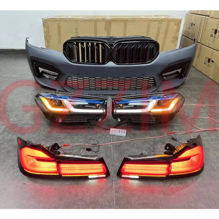 Car Front Bumper Facelift Head Lamp Rear Lamp For 3 Series G28 G20 2023 Old To New Upgrade Parts