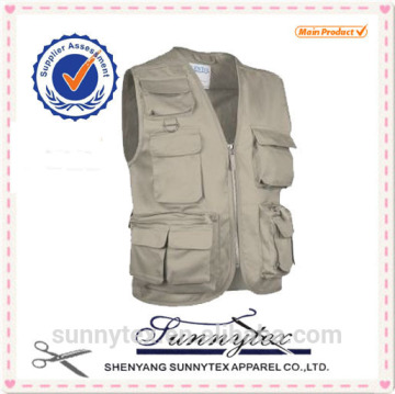 Wholesale Cheap Mens Work Clothing Khaki Vest Clothing