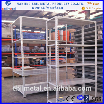 3-6 layers slotted angle shelf/adjustable angle iron shelving/stainless steel shelf