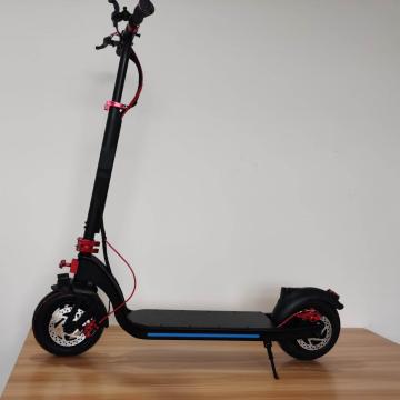 Motorino elettrico adulto nero pieghevole personalizzato